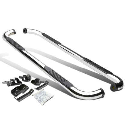 09-15 Dodge RAM 1500 2500 3500 Crew Cab 3" Round Nerf Bars Silver