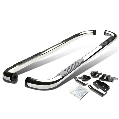 09-15 Dodge RAM 1500 2500 3500 Crew Cab 3" Round Nerf Bars Silver