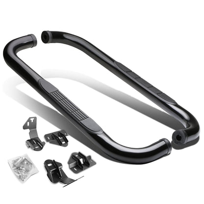 2009-2014 Ford F-150 Regular Cab 3" Round Nerf Bars - Black