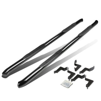 2007-2020 Toyota Tundra Double Cab 3" Round Nerf Bars - Black
