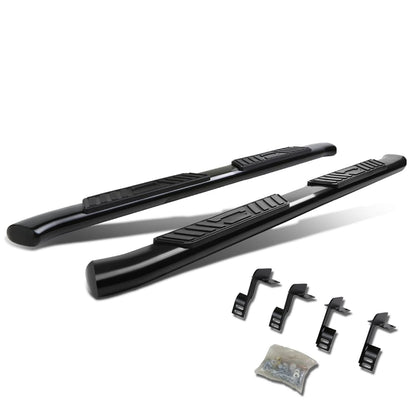 99-16 Ford F-250 F-350 Super Duty 5" Oval Nerf Step Bars Black
