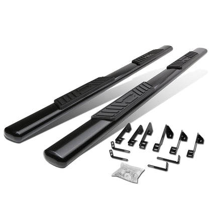 99-14 Chevrolet Silverado GMC Sierra 5" Oval Nerf Bars Black