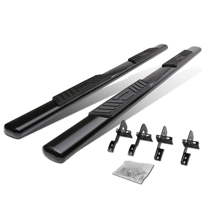 09-14 Ford F-150 SuperCab 5" Oval Nerf Bar Step Bar Black