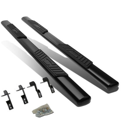 99-16 Ford F-250 F-350 F-450 F-550 5" Oval Nerf Bars Super Cab Black