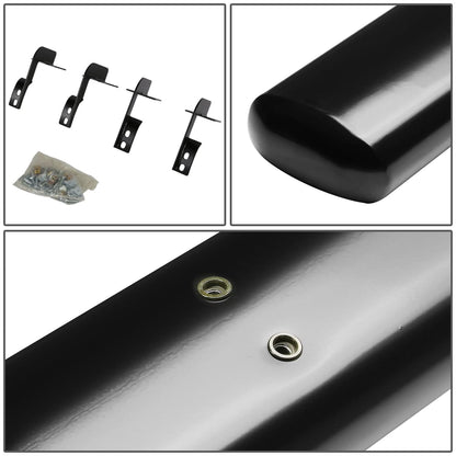 99-16 Ford F-250 F-350 F-450 F-550 5" Oval Nerf Bars Super Cab Black