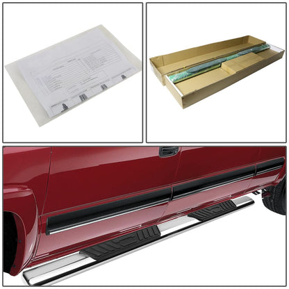 15-18 Ford F-150 Super Cab 5" Oval Nerf Bars - Silver