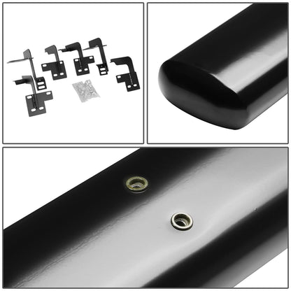 2019-2020 Dodge Ram 1500 Quad Cab 5 Inch Oval Nerf Bars Black