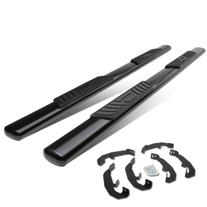 2019-2020 Chevrolet Silverado Crew Cab 5" Oval Nerf Bars - Black