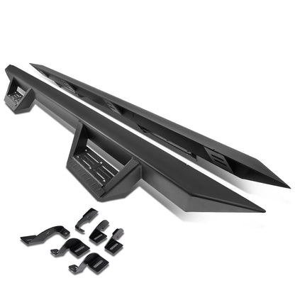 05-20 Toyota Tacoma Double Cab Step Down 3" Nerf Bars - Black