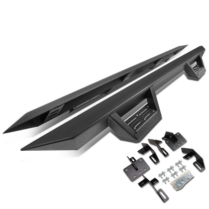 2019 Dodge Ram 1500 Crew Cab Step Down Nerf Bars - Black
