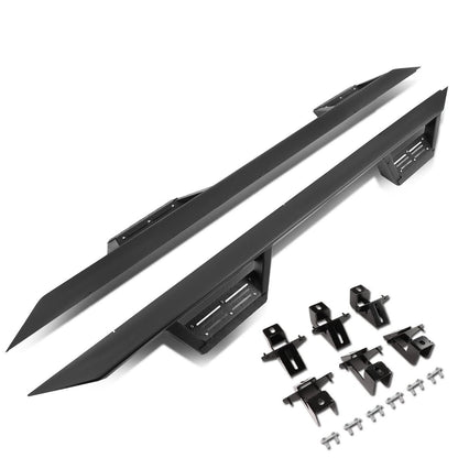 2018-2019 Jeep Wrangler JL 4-Door Step Down Nerf Bars - Black