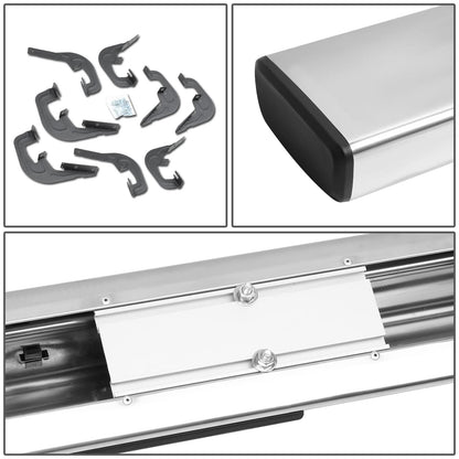 07-19 Chevrolet Silverado GMC Sierra 6" Straight Nerf Step Bar Silver