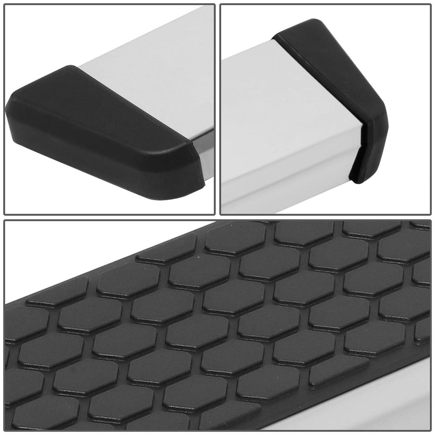 09-15 Dodge Ram 5.5" Honeycomb Nerf Bar Step - Chrome/Black