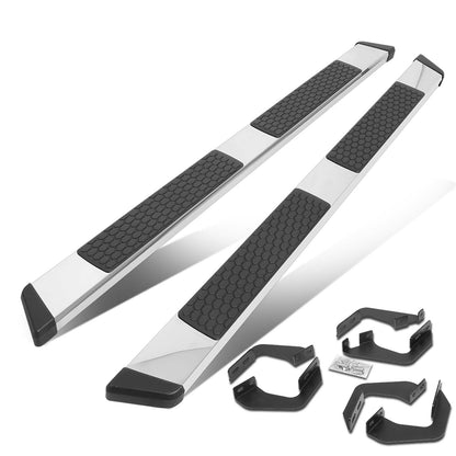 07-21 Toyota Tundra Double Cab 5.5" Honeycomb Step Nerf Bars Chrome
