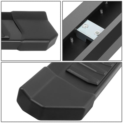 2019-2022 Silverado Crew Cab Black Nerf Step Bars