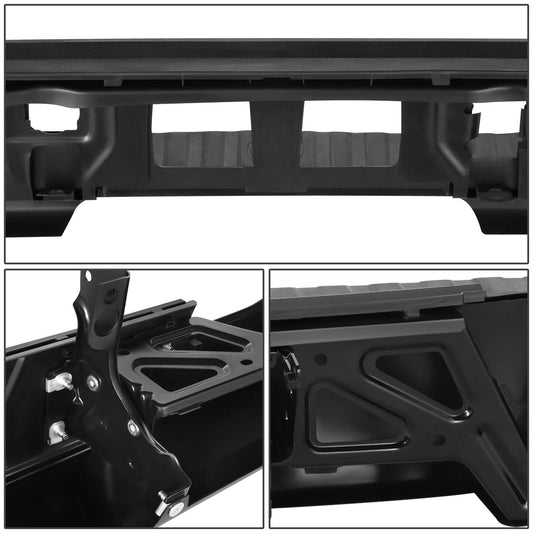 2014-2019 Chevrolet Silverado 1500 Rear Step Bumper - Black