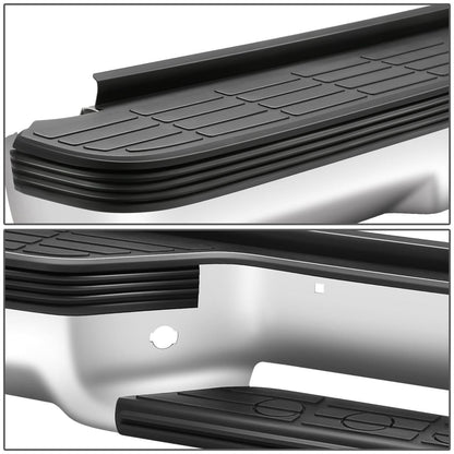 92-99 Chevrolet Suburban Chrome Rear Step Bumper with Strip Hole