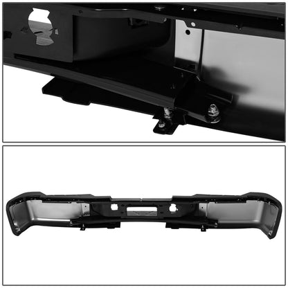 07-10 Chevrolet Silverado/GMC Sierra 2500HD 3500HD Rear Step Bumper Chrome
