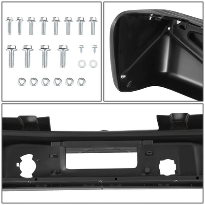 2007-2013 Chevrolet Silverado 1500 Rear Step Bumper w/ Sensor Holes Steel