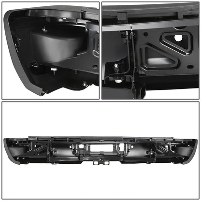 15-19 Silverado Sierra 2500 3500 Rear Step Bumper w/ Sensor Hole & Hitch