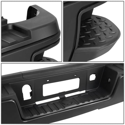 15-19 Silverado Sierra 2500 3500 Rear Step Bumper with Hitch