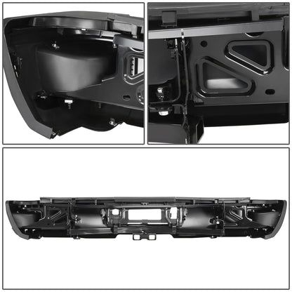 15-19 Silverado Sierra 2500 3500 Rear Step Bumper with Hitch