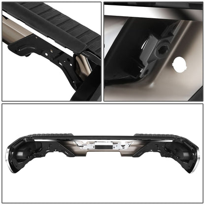 2019-2023 Chevrolet Silverado Sierra Corner Step Rear Bumper Chrome
