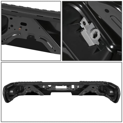 19-23 Chevy Silverado GMC Sierra 1500 Corner Step Rear Bumper Steel