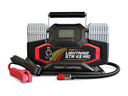 Thor’s Lightning StrikePro™ 12V Portable Air Compressor | 10.6 CFM Automatic Inflation & Deflation