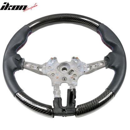 2015-2021Â BMW F80 F82 M Stitch Matte CF Steering Wheel Leather Cover