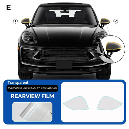 Precut PPF for Porsche Macan Base / S / Turbo (2022–2024) | TPU Headlight & Mirror Protection