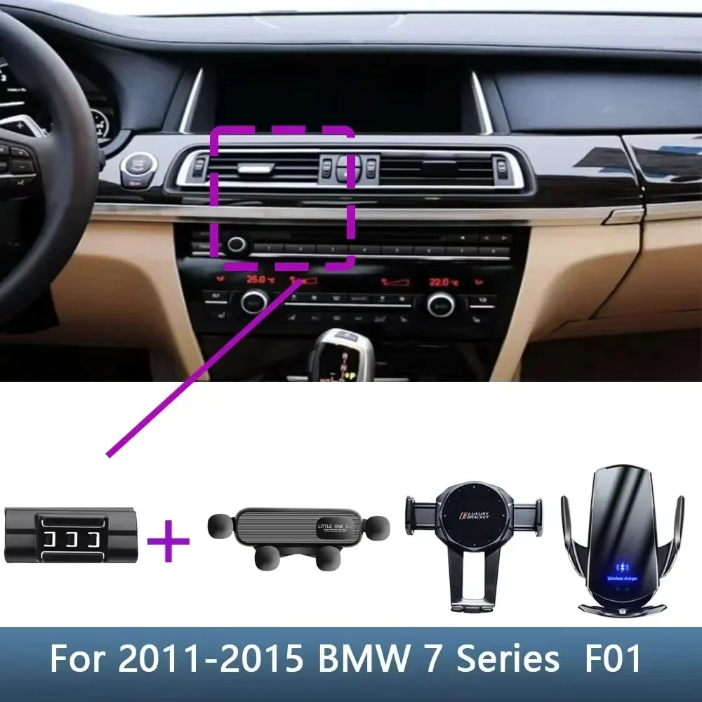BMW 7 Series F01 Wireless Charging Car Phone Holder