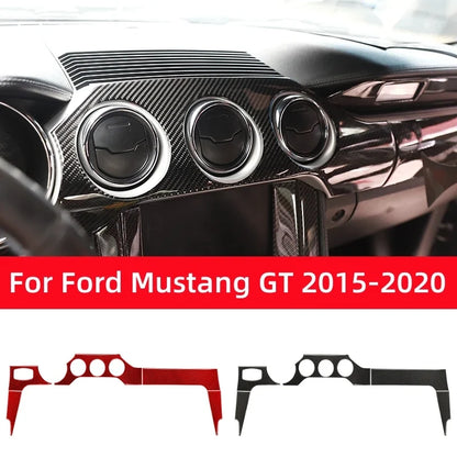 Carbon Fiber Dashboard Panel Trim for Ford Mustang GT (2015-2021) | Interior Decal Kit