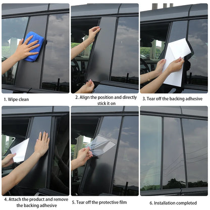 Door, Window & B-Pillar Decorative Sticker Kit for Ford Bronco | Vinyl Trim Decal Set