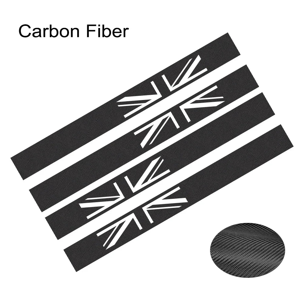 Union Jack Door Side Stripe Decal for Mini Cooper S (R55, R56, F55, F54, F60, R57, R59) | England Flag Vinyl