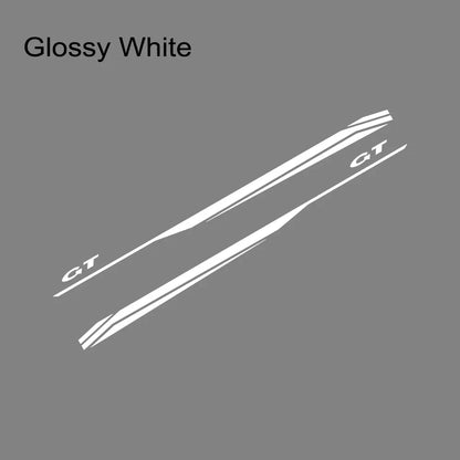 Door Side Graphic Stripe Decal for Ford Mustang GT 350 / 500 / GT4 / GT5 | Color Change Vinyl
