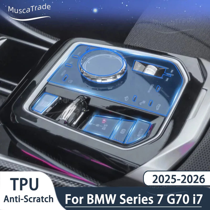 BMW G70 i7 Series 7 2025-2026 PPF TPU Center Console Film