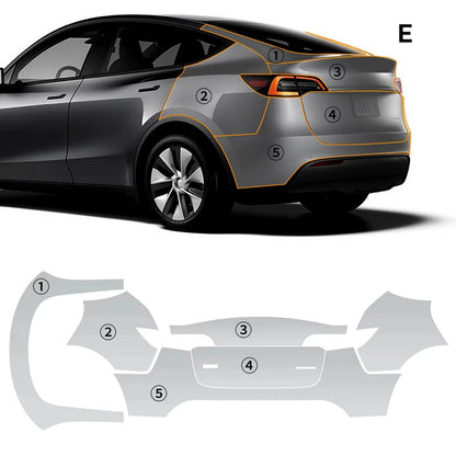 Precut PPF for Tesla Model Y (2020–2024) | 9-Mil TPU Paint Protection Film Clear Bra