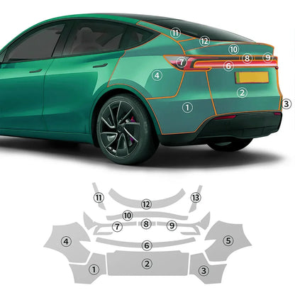 Precut PPF for Tesla Model Y Juniper (2025–2026) | 9-Mil TPU Scratch-Resistant Paint Protection