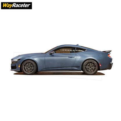 Carbon Fiber Door Side Stripe Skirt Decal for Ford Mustang (2020+) | Vinyl Sticker