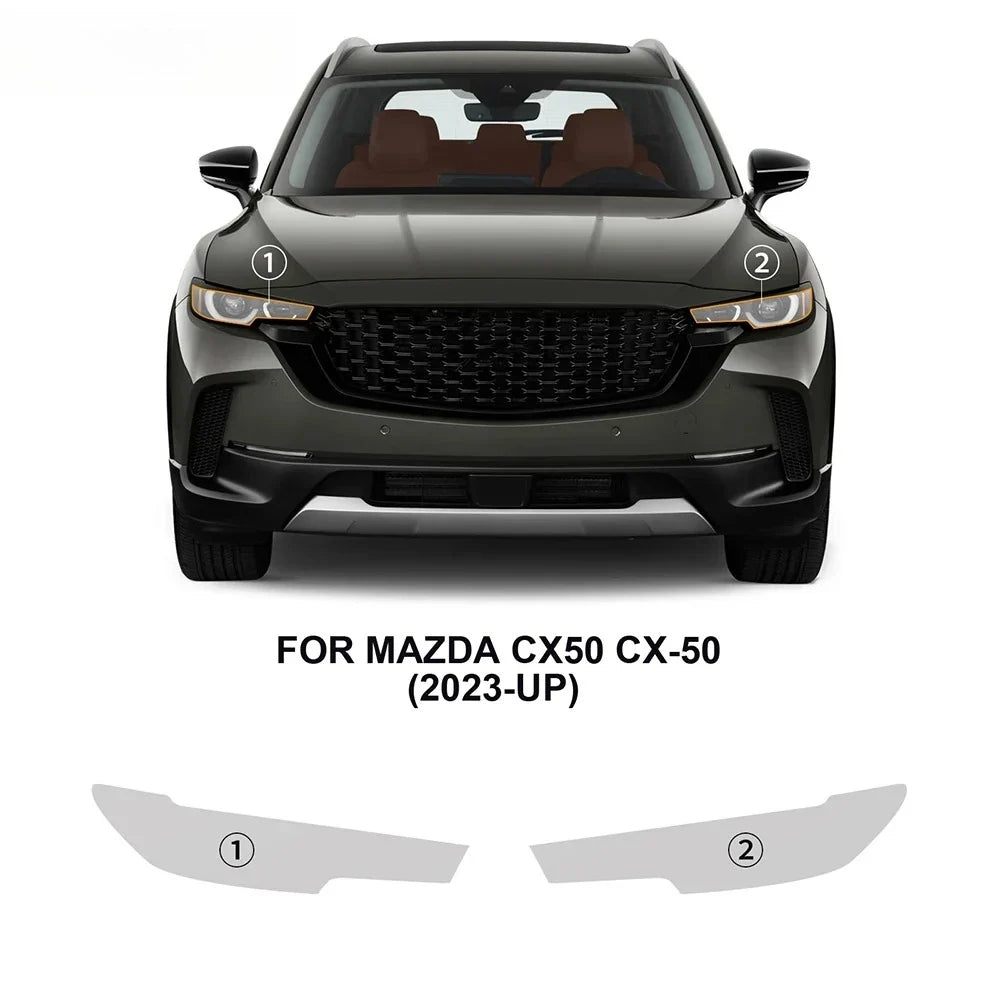 Precut PPF for Mazda CX-50 (2023–2025) | TPU Headlight, Mirror & Pillar Paint Protection Film