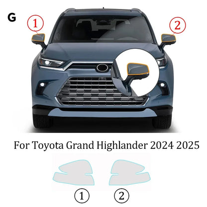 Precut PPF for Toyota Grand Highlander (2024–2025) | TPU Headlight, Mirror, Pillar & Door Handle