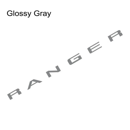 Tailgate Insert & Indent Letter Decal for Ford Ranger (2019–2021) | Vinyl Truck Sticker