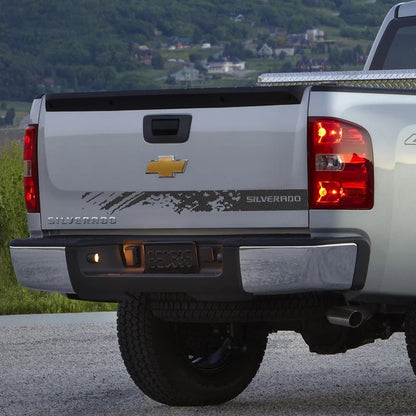 Back Door & Tailgate Vinyl Decal for Chevrolet Silverado 1500 / 2500HD / Z71 | Splash Style Truck Sticker