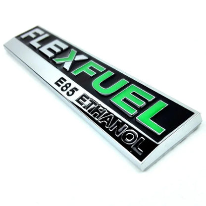 Flex Fuel Metal 3D Car Stickers