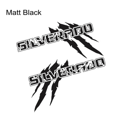 Claw Style Bed Side Decal for Chevrolet Silverado 1500 / 2500 / Z71 / S10 | Pickup Vinyl Graphic