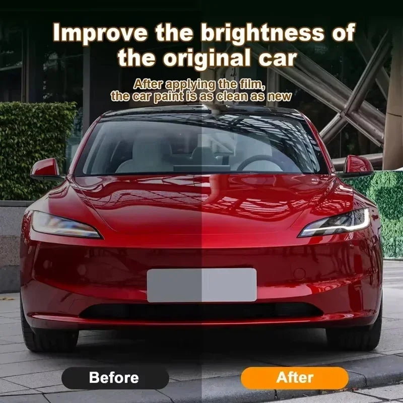 Precut PPF Clear Bra for Tesla Model 3 Highland (2024–2025) | TPU Headlight, Mirror & Door Handle
