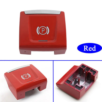 Black Red Electronic Handbrake Parking Brake Switch Control Button Key Replacement For BMW X1 F48 F49 X2 F39 2 Series F45 F46