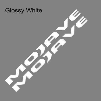 Jeep Gladiator Mojave Hood Decal – Vinyl Letter Graphic Sticker Set | Engine Hood Cover (2 Pcs)