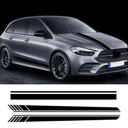 Edition 1 Hood & Side Stripe Decal Kit for Mercedes-Benz B-Class (W246/W247) | AMG-Style Vinyl
